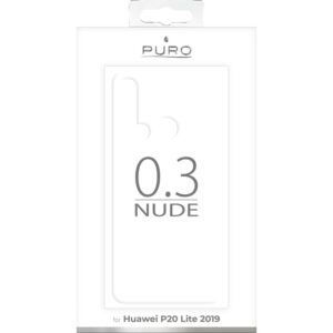 PURO 0.3 Nude - dėklas Huawei P20 Lite 2019 6.4 "Transparent - Image 3