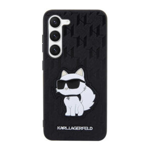 Karl Lagerfeld NFT Saffiano Monogram Choupette - dėklas skirtas Samsung Galaxy S23+ Black - Image 3