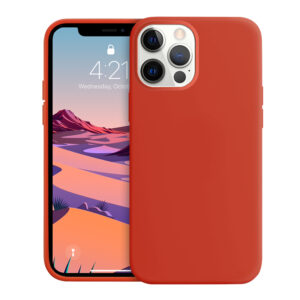 Crong Color Cover - Flexible dėklas skirtas Apple iPhone 12 Pro Max Red - Image 1