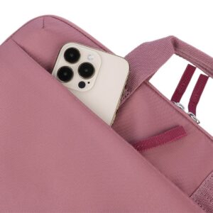 Tucano Smilza Super Slim Bag - Bag for MacBook Pro 14” / Air 15” / Pro 13” / Air / Notebook 14” / 13” Pink - Image 5