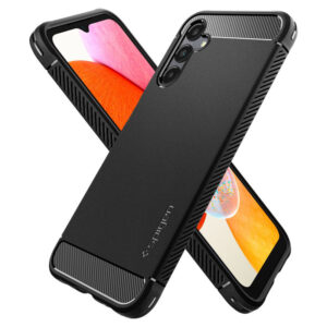 Spigen Rugged Armor - dėklas skirtas Samsung Galaxy A14 4G / LTE  juodos spalvos - Image 6