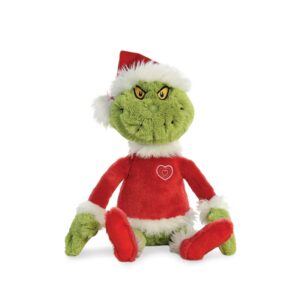 Grinch - Plush toy / cuddly Grinch in Santa Claus outfit 43 cm Eco-Friendly - Image 5