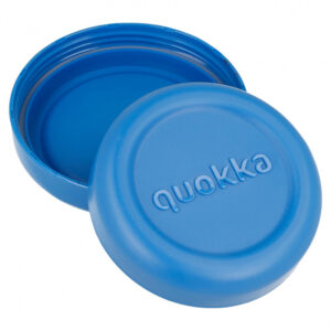 Quokka Bubble Food Jar - Plastic food container / lunchbox 500 ml (Blue Peonies) - Image 3