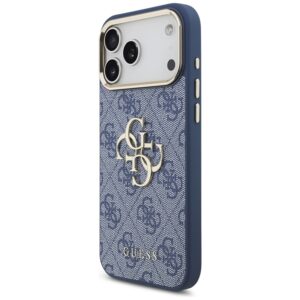 Guess 4G Big 4G Classic Logo - dėklas skirtas Apple iPhone 17 Pro Max Blue / Gold - Image 2