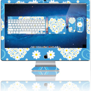 Nexgen Skins with 3D effect for iMac 27" (Hearts and Daisies 3D) - Image 1