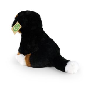 Rappa - Plush Realistic Sitting Bernese Mountain Dog 23 cm Eco-Friendly Soft Collection - Image 4