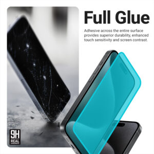 Crong 3D Armour Glass - Apsauginis stiklas Apple iPhone 17 Pro Max + Installation Frame - Image 6