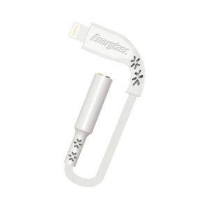 Energizer HardCase - Lightning to 3.5 mm jack audio adapter MFi-certified 11 cm ROW White - Image 2