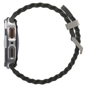 Spigen Bezel Tune Pro Pilot - Case / Protective Bezel for Samsung Galaxy Watch 8 44 mm (Silver) - Image 6