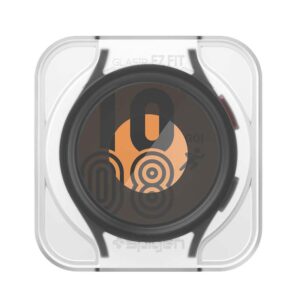 Spigen GLAS.TR EZ FIT 2-Pack - Tempered glass for Samsung Galaxy Watch 5 Pro 45 mm (2 pcs) - Image 3