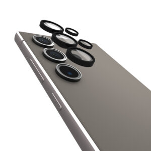 Case-Mate Aluminum Ring Lens Protector - Protective Glass for the camera lens of the Samsung Galaxy S24 Ultra Black - Image 6