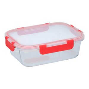 Alpina - Glass food container with lid lunchbox 21x16x6 cm 1 L - Image 3