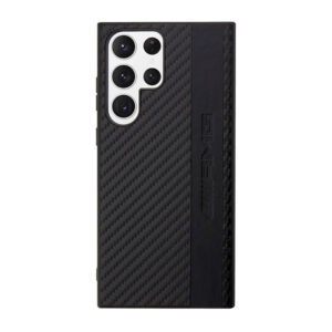 AMG Carbon Stripe & Embossed - dėklas skirtas Samsung Galaxy S23 Ultra Black - Image 3