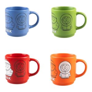South Park - Set of 4 Ceramic Mugs with Stand 300 ml - Image 3