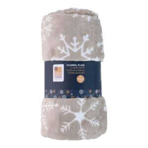 Arti Casa - Flannel Christmas Blanket 150x200 cm Beige