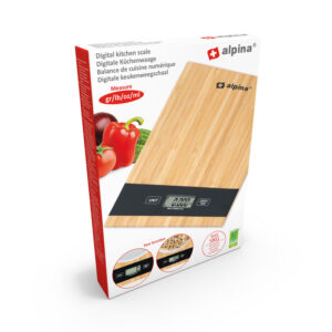 Alpina - Digital bamboo kitchen scale 5 kg - Image 5