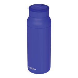 Quokka Echo - 690ml Stainless Steel Bottle with Silicone Handle (Dusk Blue)