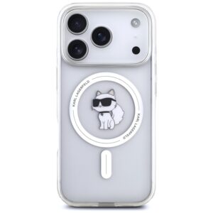Karl Lagerfeld IML Choupette MagSafe - dėklas skirtas Apple iPhone 17 Pro transparent - Image 3
