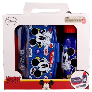 Mickey Mouse - Lunchbox set, 400ml water bottle, cutlery - Image 2