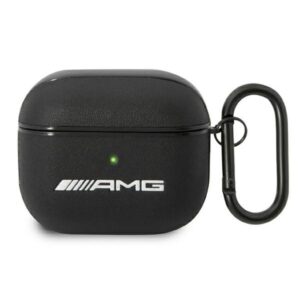 AMG Leather Big Logo - dėklas skirtas Apple AirPods 3 (Black) - Image 1