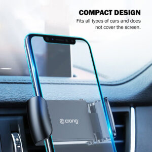 Crong Universal Smart Car Holder - Universal car phone holder 4-6.7" black - Image 5