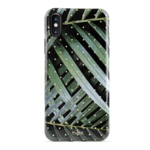 PURO Glam Tropical Leaves - dėklas skirtas Apple iPhone Xs Max Brilliant Leaves - Image 1