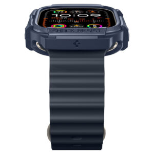 Spigen Rugged Armor - Case for Apple Watch Ultra 1/2 49 mm (Navy Blue) - Image 5
