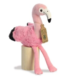 Eco Nation – Plush Toy / Cuddly Sitting Flamingo 27 cm Eco-Friendly - Image 4