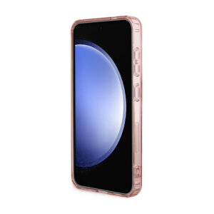 Guess IML Flowers Wreath MagSafe - Case Samsung Galaxy S24 Pink - Image 5