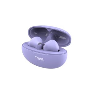 Trust Yavi - Wireless Earbuds Bluetooth TWS with Charging Case & ENC Purple - Image 4