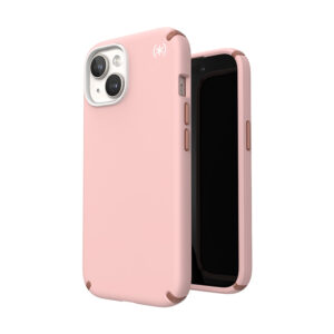 Speck Presidio2 Pro - dėklas skirtas Apple iPhone 16e / Apple iPhone 15 / Apple iPhone 14 / Apple iPhone 13 Dahlia Pink / Rose Copper / White - Image 1