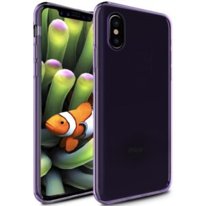 Zizo TPU dėklas skirtas Apple iPhone X Purple - Image 2