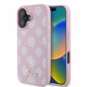 Guess Peony Script MagSafe - Case Apple iPhone 16 pink - Image 1