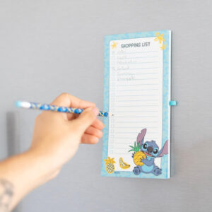 Disney Stitch - Magnetic notebook/shopping list for the fridge + pencil from the Tropical collection (10 x 21 cm) - Image 5