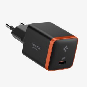 Spigen ArcStation Essential EE301EU - Wall Charger USB-C PD + QC3.0 30W (Black) - Image 2