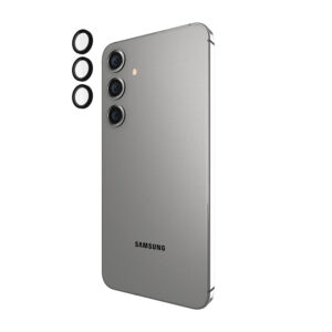 Case-Mate Aluminum Ring Lens Protector - Apsauginis stiklas skirtas the camera lens of the Samsung Galaxy S24+ (Black) - Image 3