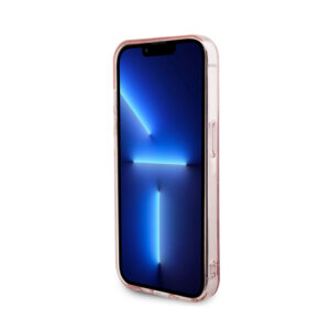 Karl Lagerfeld Monogram Choupette - dėklas skirtas Apple iPhone 15 Pro Pink - Image 5