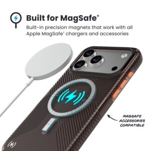Speck Presidio Lux Grip MagSafe - dėklas Apple iPhone 17 Pro Max Luxury Shade Matte / Orange - Image 5