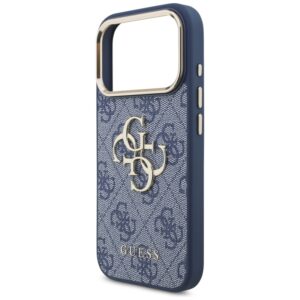 Guess 4G Big 4G Classic Logo - dėklas skirtas Apple iPhone 17 Pro Blue / Gold - Image 6