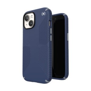 Speck Presidio2 Grip Magsafe - dėklas skirtas Apple iPhone 16e / Apple iPhone 15 / Apple iPhone 14 / Apple iPhone 13 Coastal Blue / Dustgrey / White - Image 1