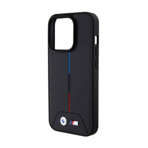 BMW Quilted Tricolor MagSafe - dėklas skirtas Apple iPhone 15 Pro Max Black - Image 6