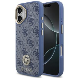 Guess 4G Strass Logo MagSafe - Case Apple iPhone 17 Blue - Image 1