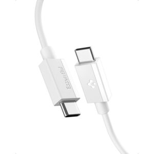 Spigen EB6020CC Essential - USB-C to USB-C Cable PD 60W 2m White - Image 2