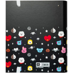 BT21 - A4 binder with pages (4 rings, elastic band) - Image 2