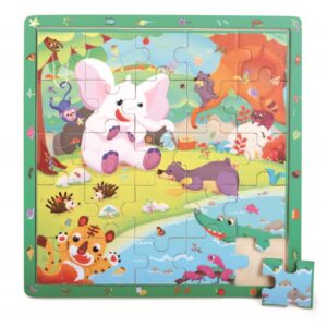 Top Bright - Wooden game & jungle puzzle (25 pcs.) - Image 1