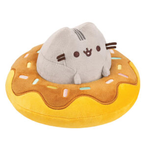 Pusheen - Pusheen plush mascot in chocolate donut 13 cm - Image 2