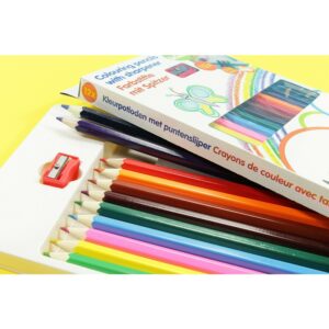 Topwrite - 12pcs pencil crayons set. with a sharpener - Image 3