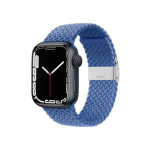 Crong Wave Band – Braided apyrankė skirta Apple Watch 38/40/41/42 mm blue - Image 4