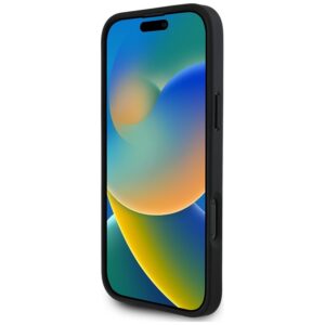 Guess Grained Printed Flower Pattern MagSafe - dėklas skirtas Apple iPhone 16 Pro Max black - Image 5