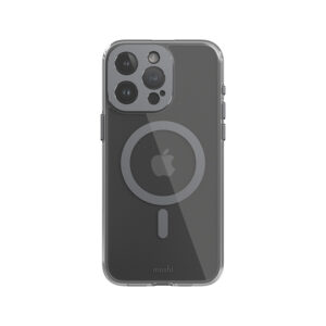 Moshi iGlaze MagSafe - dėklas skirtas Apple iPhone 15 Pro Max Meteorite Gray - Image 1